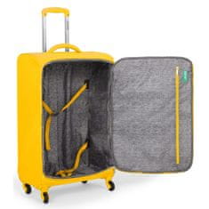 Látkový cestovný kufor Blow M 65 l žlutá