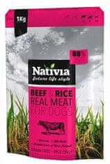NATIVIA Nativite Real Meat Beef & Rice 1kg