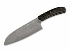 Böker Manufaktur 131477DAM Santoku damaškový nôž 17 cm čierna
