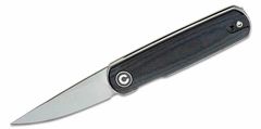 Civilight C20024-3 Lumi Stonewashed/Black vreckový nôž 6,5 cm, čierna, G10