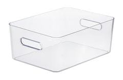 SMARTSTORE Úložný box "Compact Clear L", priehľadný, plast, 15,4 l, 11090