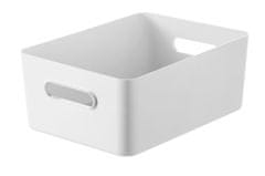 SMARTSTORE Úložný box "Compact L", biely, plast, 15,4 l, 11010