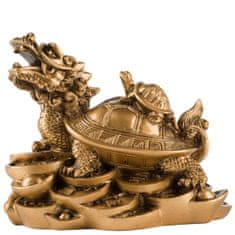 Feng shui Harmony Zlatá dračia korytnačka
