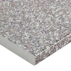 Vidaxl Kuchynská doska sivá s granitovou textúrou 50x60x2,8 cm drevotrieska