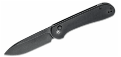 Civilight C2103A Button Lock Elementum vreckový nôž 9 cm, celočierna, G10 