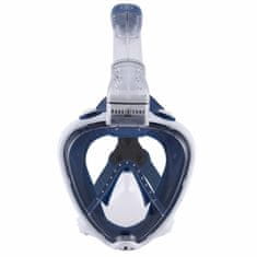 AQUALUNG Celotvárová maska na šnorchlovanie SMARTSNORKEL XS/S biela/modrá