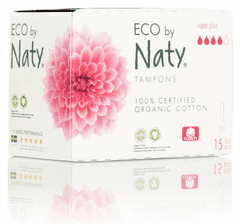 Naty Nature Babycare Dámske ECO tampóny - super plus (15 ks)