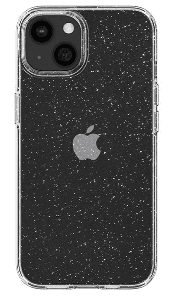 Spigen Ochranný kryt Liquid Crystal Glitter pre Apple iPhone 13 ACS03516, transparentný