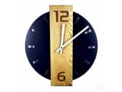 Azar  Dizajnové nástenné hodiny bambus 40 cm