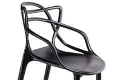 KINGHOME Barová stolička HILO PREMIUM 65cm čierna
