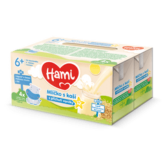 Hami mliečko s kašou s príchuťou vanilky 3x (4x250ml)