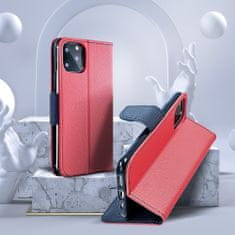 Noname Puzdro Fancy Book pre Samsung Galaxy S9 červená/námorná modrá