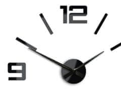 ModernClock 3D nalepovacie hodiny Reden čierne