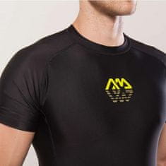 Aqua Marina Pánske lycrové tričko SCENE čierna, krátky rukáv čierna M
