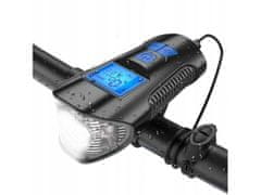 Falcon  Vodeodolné LED svetlo na bicykel USB