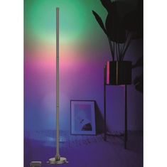 Solight LED smart stojaca lampa Rainbow, wifi, RGB, CCT, 140 cm, WO62