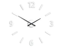 ModernClock 3D nalepovacie hodiny Klaus biele