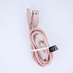 maXlife MXUC-04 USB-C kábel 1m OEM0100850 ružová