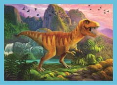 Trefl Puzzle Jedineční dinosaury 4v1 (12,15,20,24 dielikov)