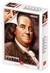 DEICO Surprise puzzle Karikatúra Benjamina Franklina 1000 dielikov