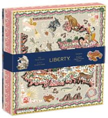 Galison Obojstranné puzzle 2v1 Liberty Maxine London 500 dielikov
