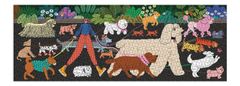 Galison Panoramatické puzzle Venčenie psov 1000 dielikov