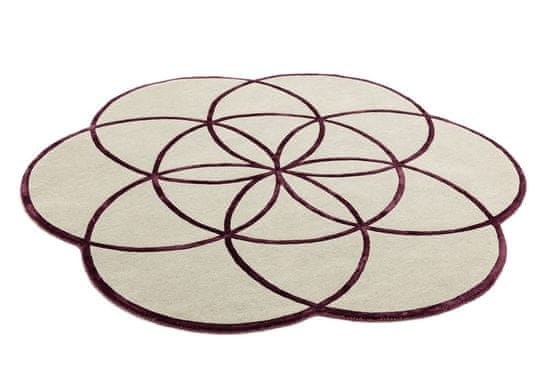 Asiatic London AKCIA: 200x200 kvietok cm Ručne všívaný kusový koberec Lotus Purple