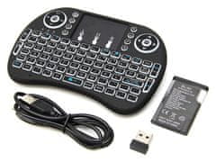 Bezdrôtová podsvietená MINI Bluetooth klávesnica E-241