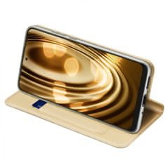 Dux Ducis Skin Pro knižkové kožené puzdro na Samsung Galaxy A73, zlaté