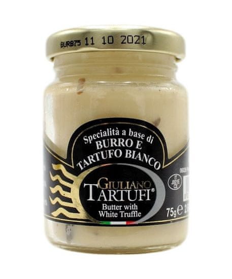 Giuliano Tartufi Hľuzovkové maslo s kúskami bielej hľuzovky 5,5 %, 75 g