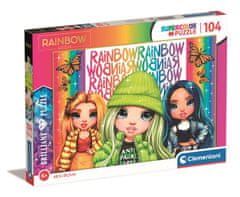 Clementoni Brilliant puzzle Rainbow High: Poppy, Jade a Skyler 104 dielikov