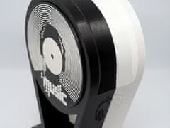 3D Special Čierno-biely stojan na slúchadlá pre DJ-ov a milovníkov elektronickej hudby