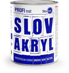 SLOVLAK Slovakryl Profi Mat, 0199 – čierny, 0.75kg