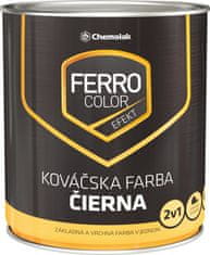 Chemolak Ferro Color Efekt kováčska farba, Čierna, 2,5L