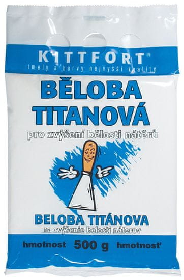 Kittfort Praha Prášková beloba - titánová