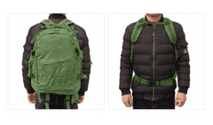 AFF vojenský batoh, XL, 41 až 60 L, zelený