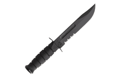 KA-BAR® KB-1214 Black Utility taktický nôž 17,9cm, čierna, Kraton, puzdro Kydex