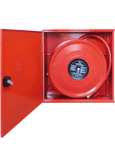 Červinka Hydrantový systém D19 / 30, červený (s tvarovo stálou hadicou 30 m) bez skla - Kód: 16943