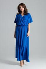 Lenitif Dámske spoločenské šaty Davide L055 temno modra M