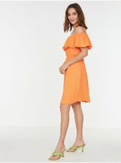 Trendyol Voľnočasové šaty pre ženy Trendyol - oranžová XS