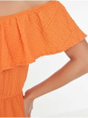 Trendyol Voľnočasové šaty pre ženy Trendyol - oranžová XS
