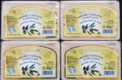 Knossos Grécke olivové mydlo prírodnej bielej 100gr (4 kusy)