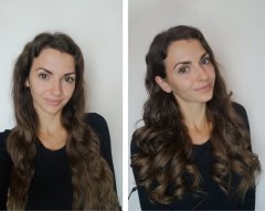 CoZy Sada na natáčanie vlasov bez vysokých teplôt - Haircurler, svetlo modrá