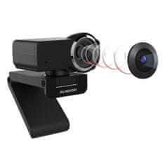 AUSDOM AW635 webkamera s mikrofónom Full HD 1080p, čierna