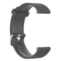 BStrap Silicone Land remienok na Samsung Galaxy Watch Active 2 40/44mm, dark gray