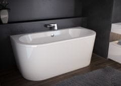 Besco vaňa voľne stoj.zo sanitárneho kompozitu VISTA (TURSI)1700 × 750 mm, biela farba VANTUR170 - Besco