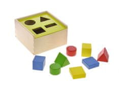 2-Play Drevená skladačka Big Tree 18x18x10 cm rôzne tvary v krabici