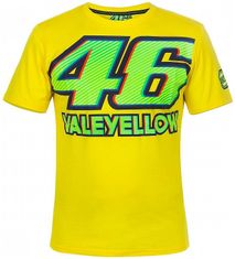 VR46 tričko 46 VALEYELLOW žlté S