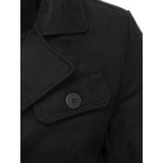 Dstreet Pánsky dvojradový zimný kabát CITYS čierna cx0432 M