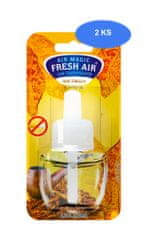 Fresh Air náhradná náplň elektrického osviežovača 19 ml Anti Tobacco (2 ks)